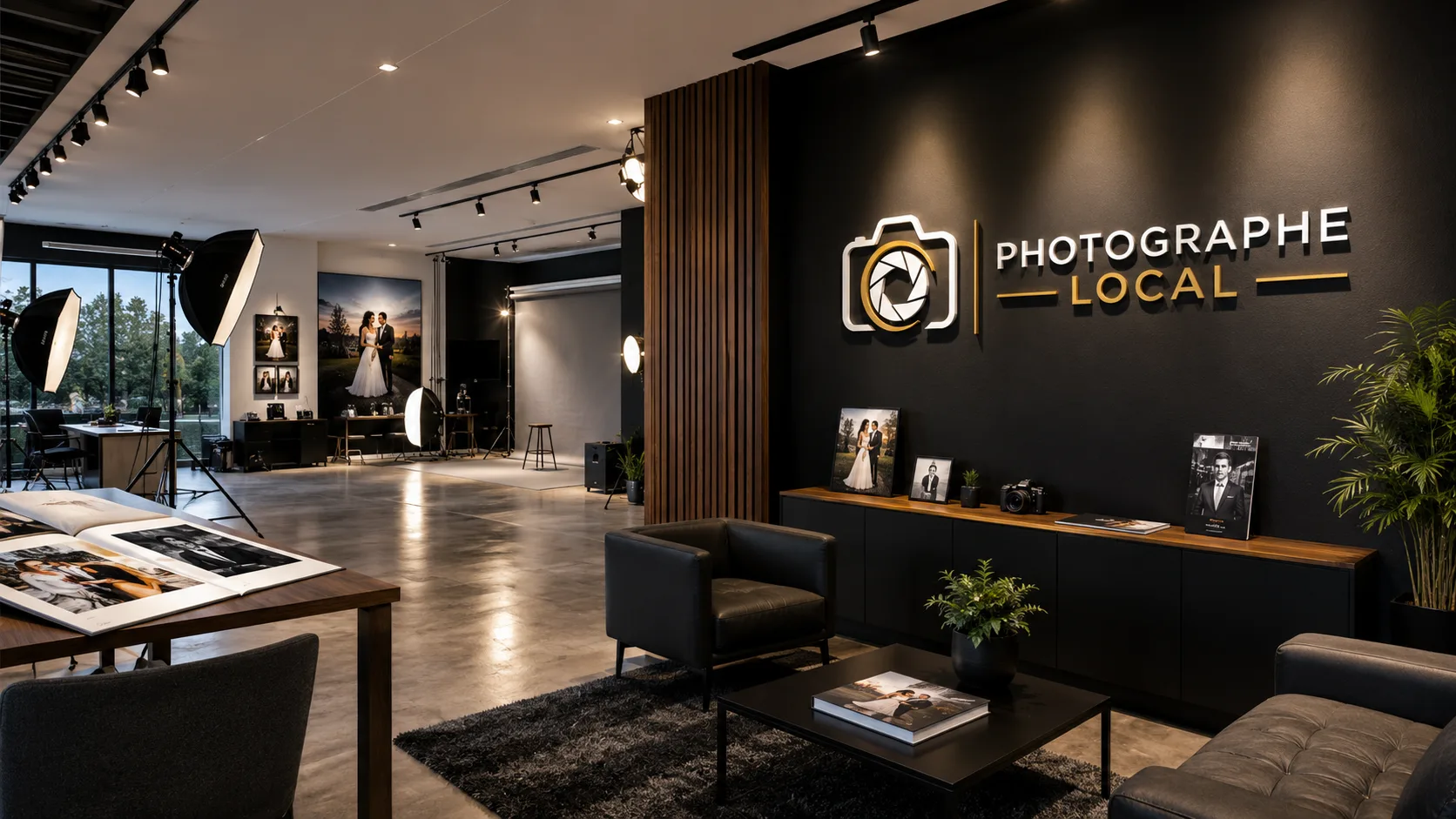 Photographe professionnel en séance